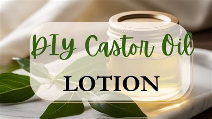 Can I put castor oil in my lotion