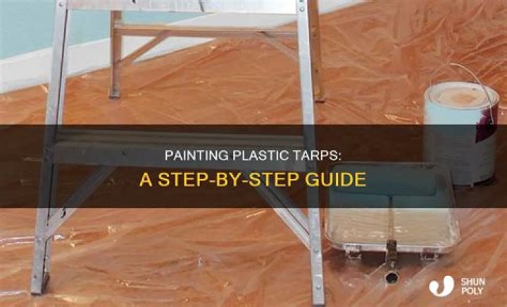 Can you spray paint plastic tarps