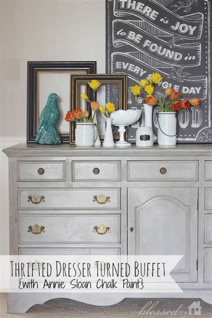 Can you use a dresser as a buffet