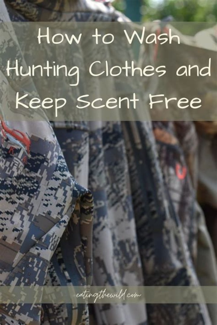Is it bad to wash hunting clothes