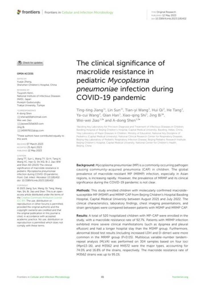 Is mycoplasma related to Covid 19