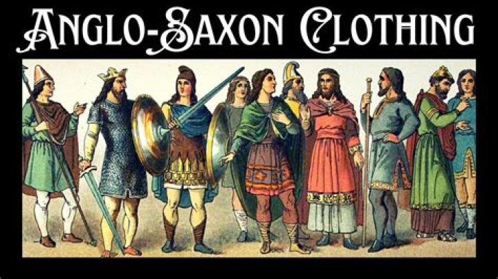 What clothes do Anglo-Saxons wear