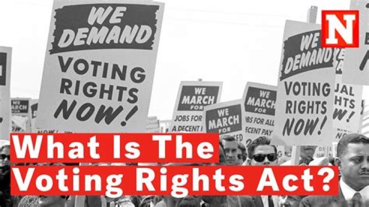 What did the Voting Rights Act do