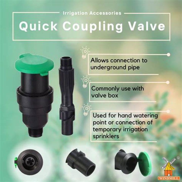 What is a quick coupling valve