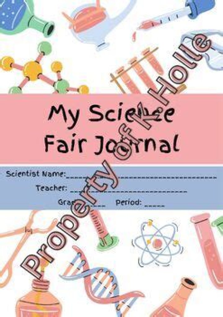 What is a science fair journal