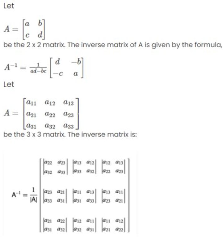 What is an inverse calculation