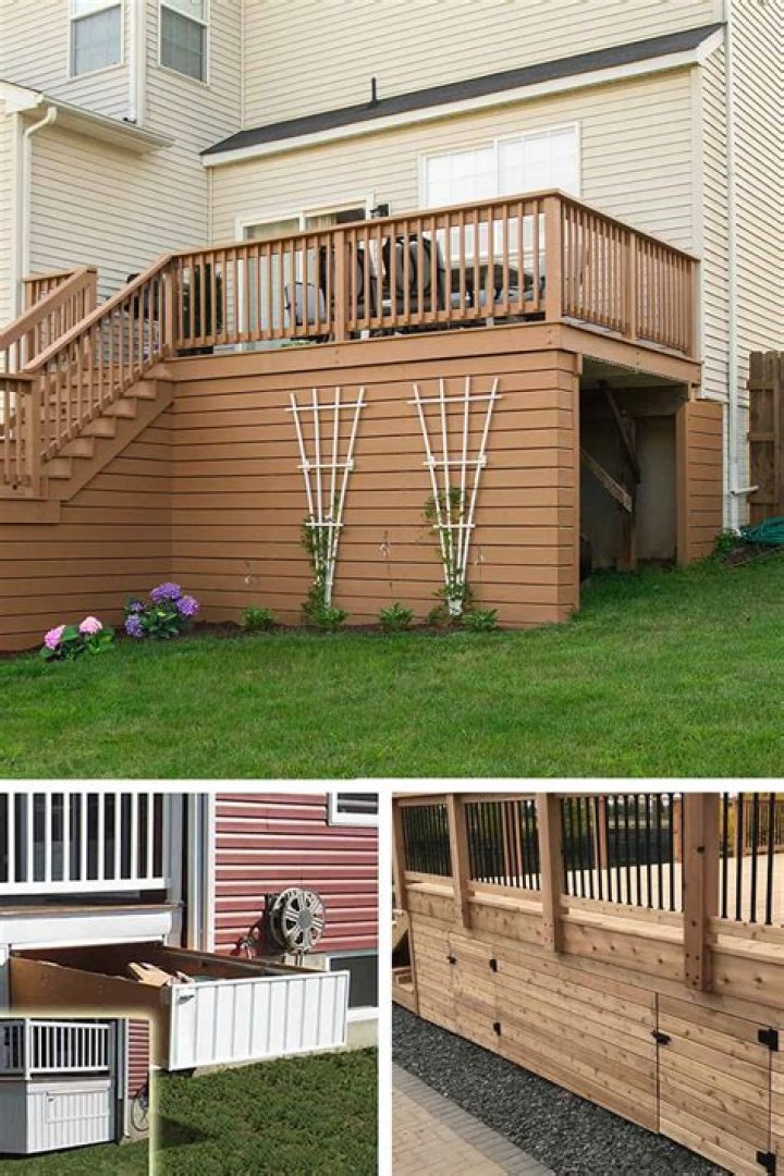 What is best to put under decking