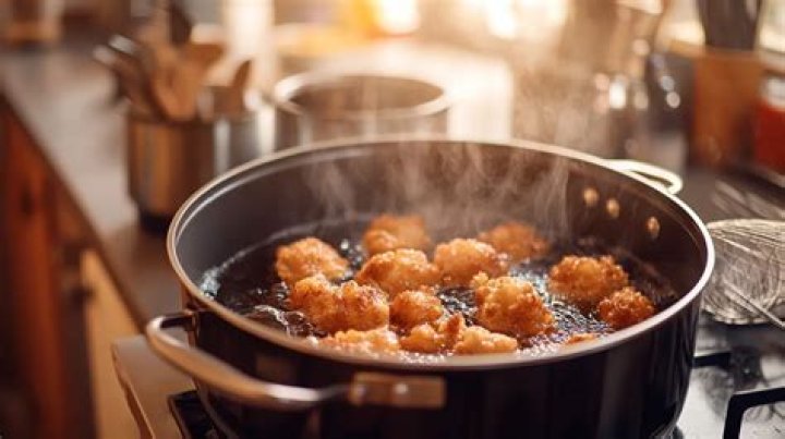 What is deep frying in cooking