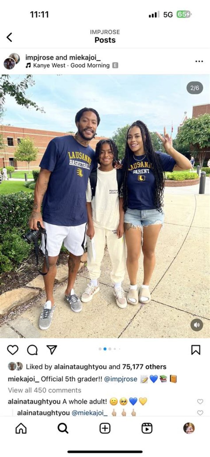 What is Derrick Rose Instagram