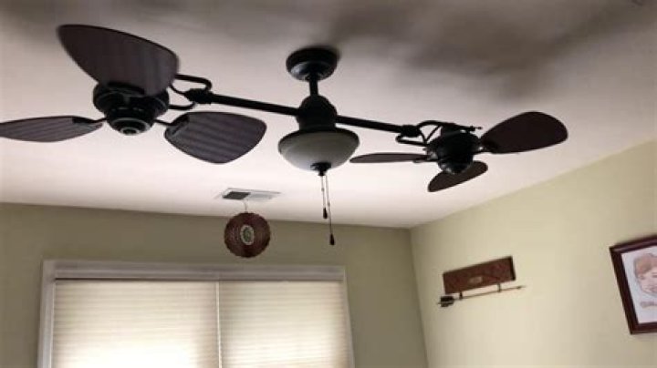What is dual mount ceiling fan
