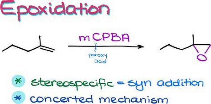 What is epoxidation of alkenes
