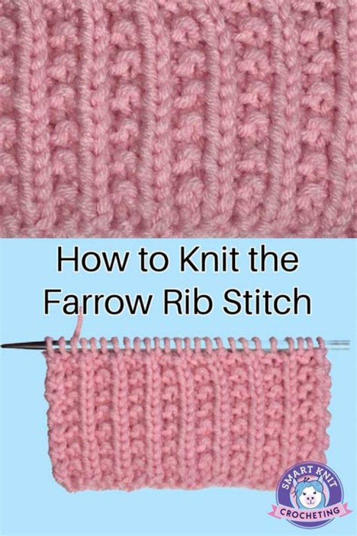 What is Farrow rib in knitting