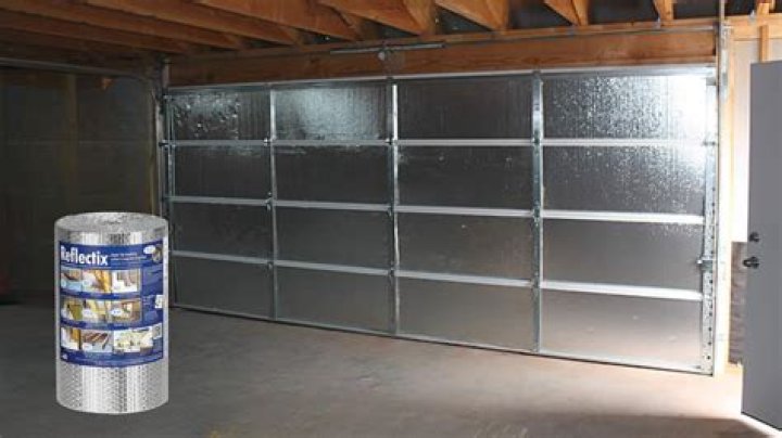 What is garage door insulation