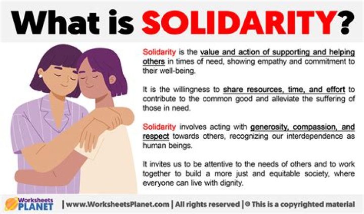 What is justice and solidarity