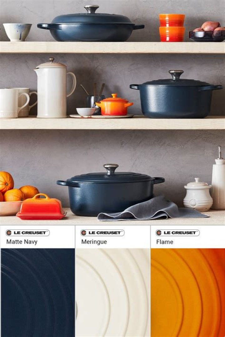 What is Le Creuset coated with