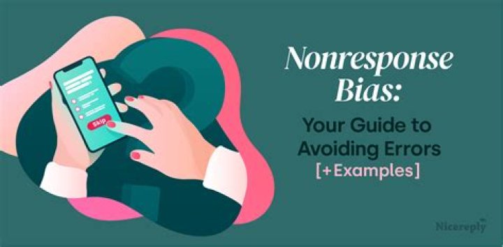 What is meant by nonresponse bias
