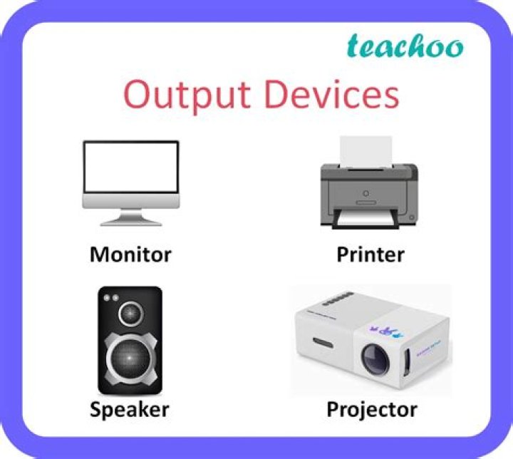 What is output device in short