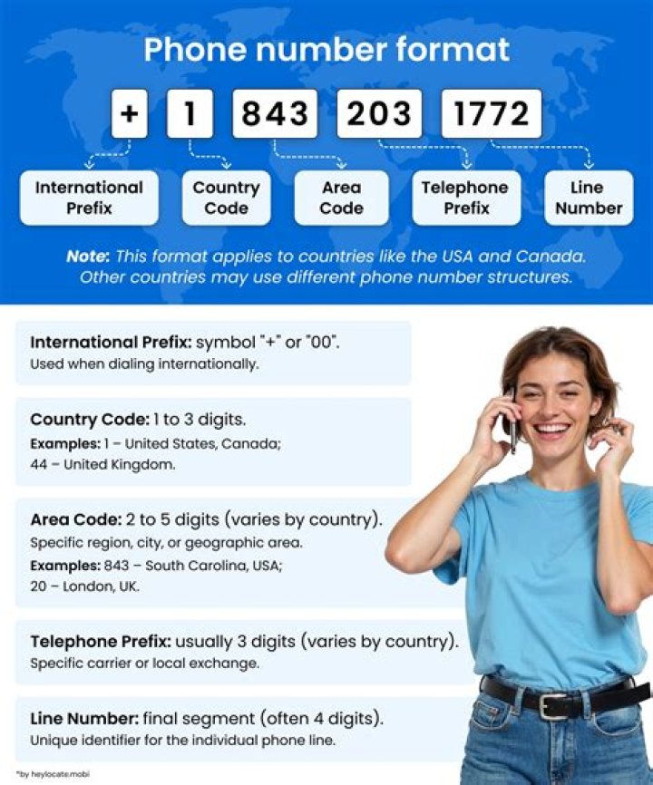 What is phone number area code