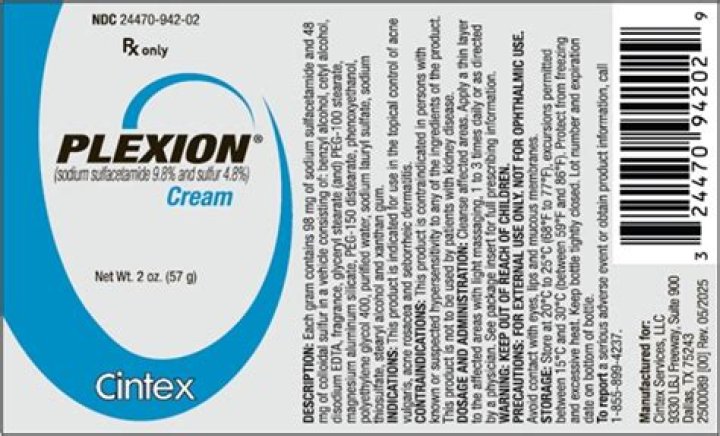What is Plexion cream used for