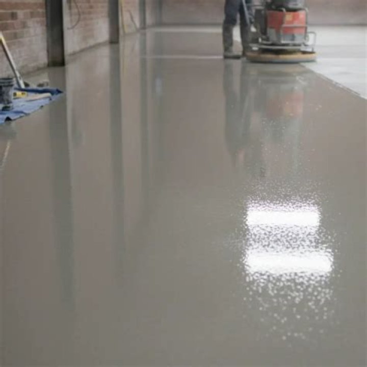 What is power floated concrete