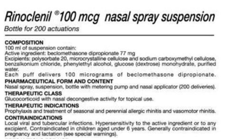 What is Rinoclenil nasal spray