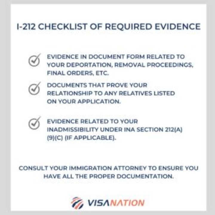 What is the purpose of Form I-212