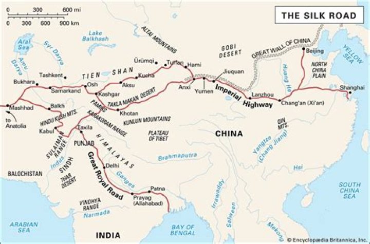 Where did Silk Road begin and end
