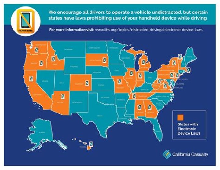 Which states have hands-free laws
