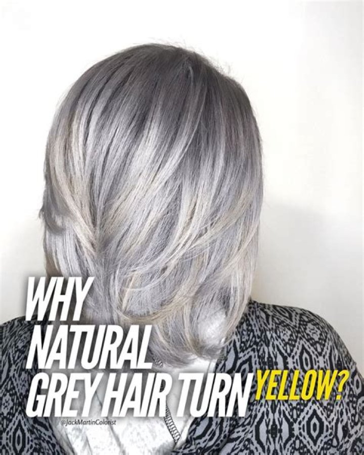Will a perm turn GREY hair yellow